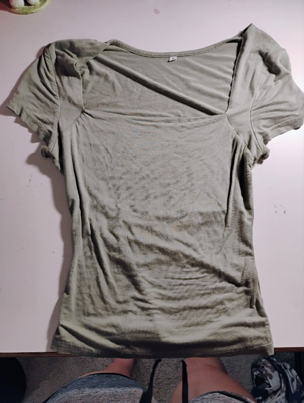 Classic Short Sleeve Tee in Light Sage Green